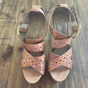 Jessica Simpson Annetty Sandal Heels GUC